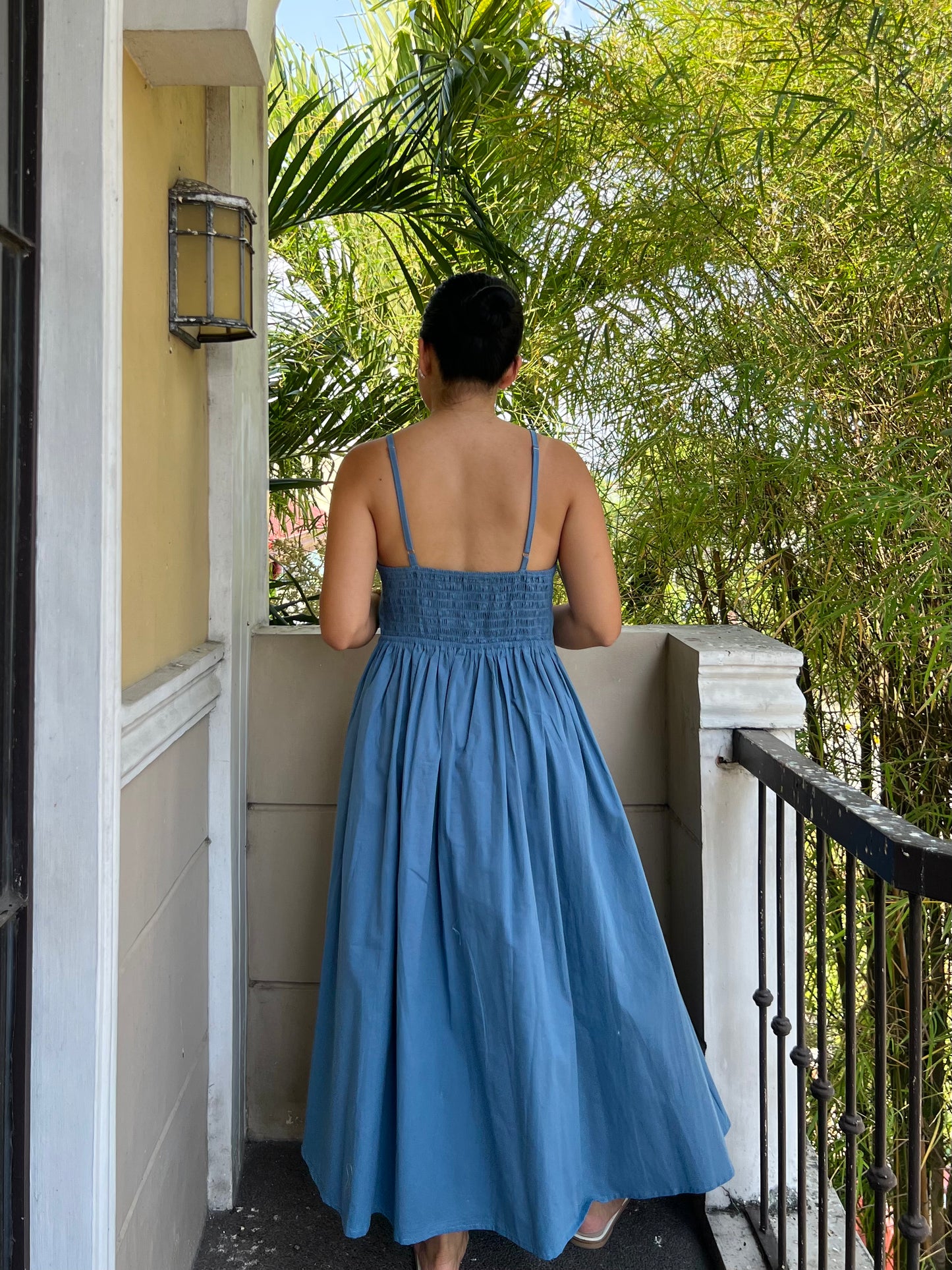 Versai Dress in French Blue
