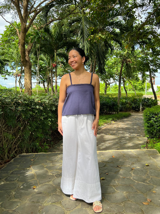 Chianti Top in Navy Blue