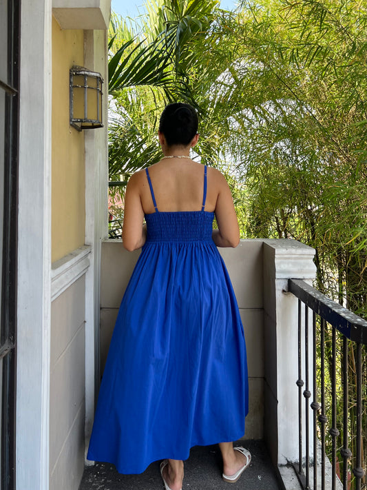Naples Dress in Blue