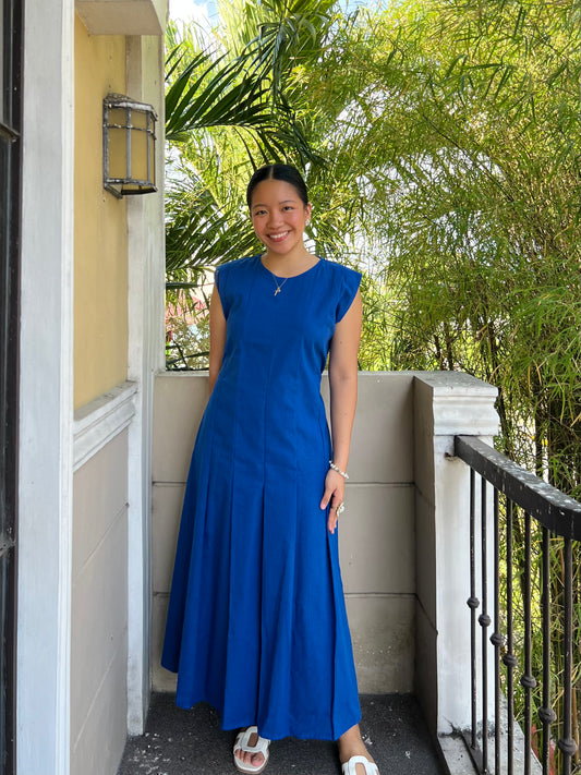 Coronado Dress in Blue