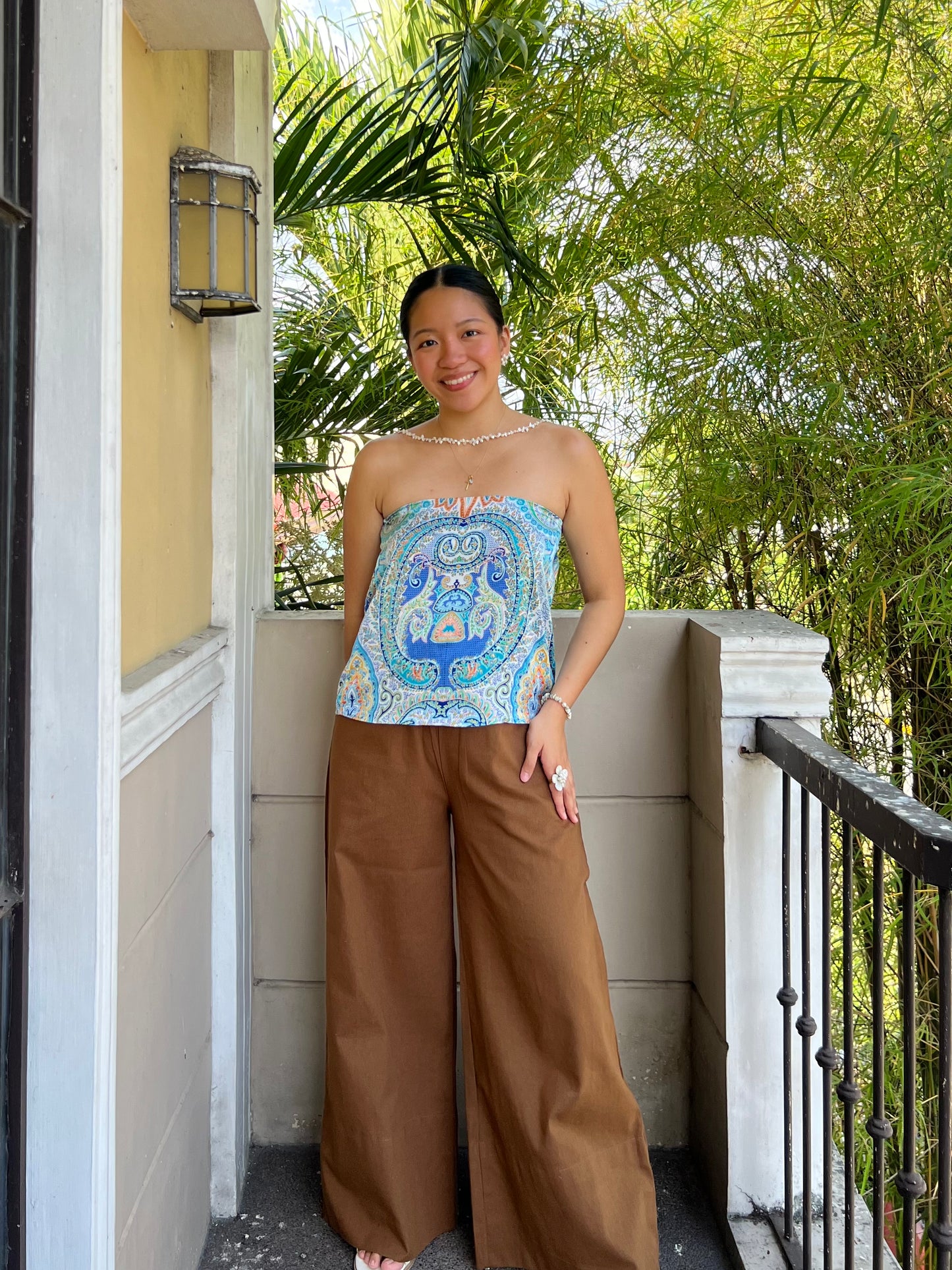 Barcelona Pants in Dark Brown