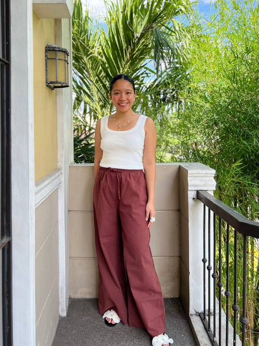 Barcelona Pants in Chestnut