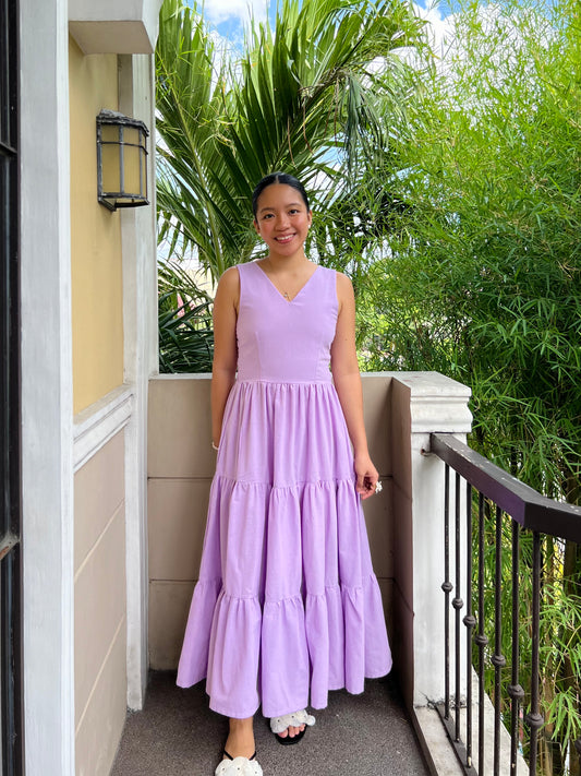 Riviera Dress in Lavender