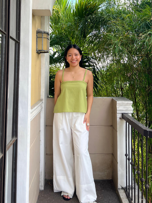 Chianti Top in Apple Green