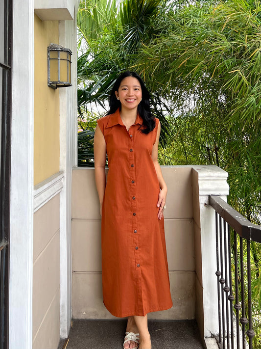 Arizona Dress in Rust