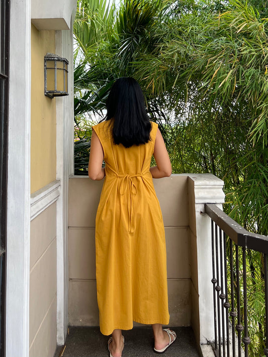 Arizona Dress in Mustard