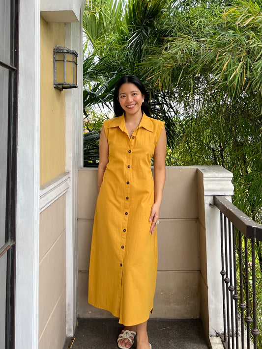 Arizona Dress in Mustard