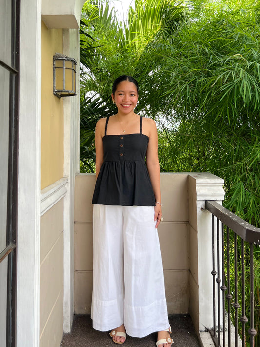 Blueberry Top in Black