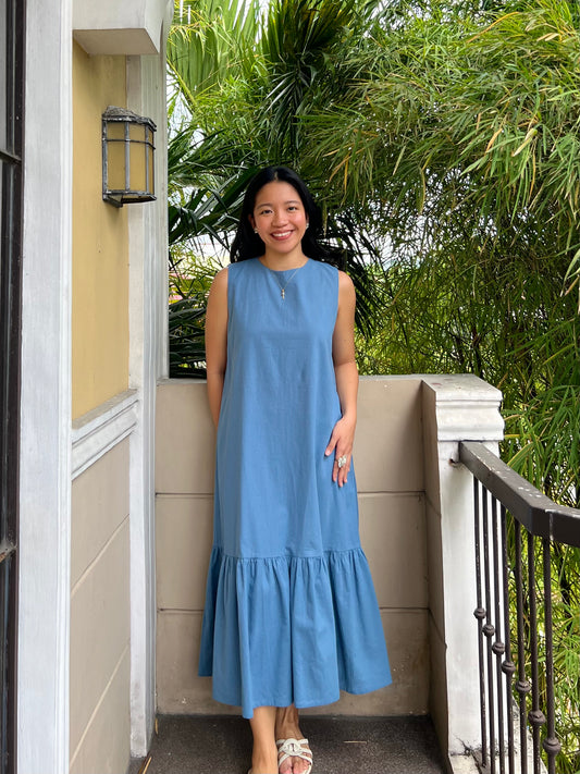 Camden Dress in French Blue