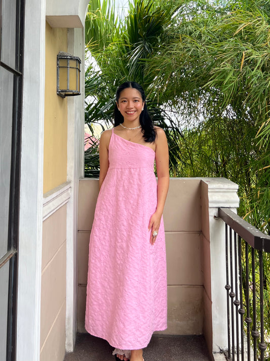 Siena Dress in Eyelet 016 with Lining