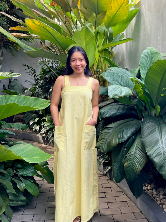 Galatia Dress in Yellow