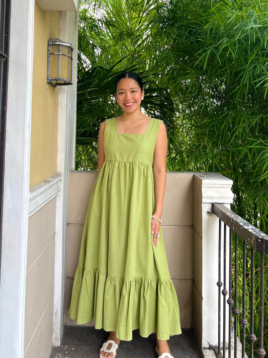 Maxim Dress in Apple Green