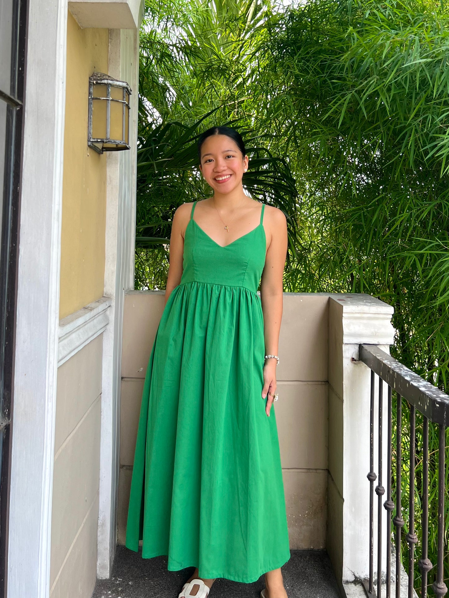 Naples Dress in Green