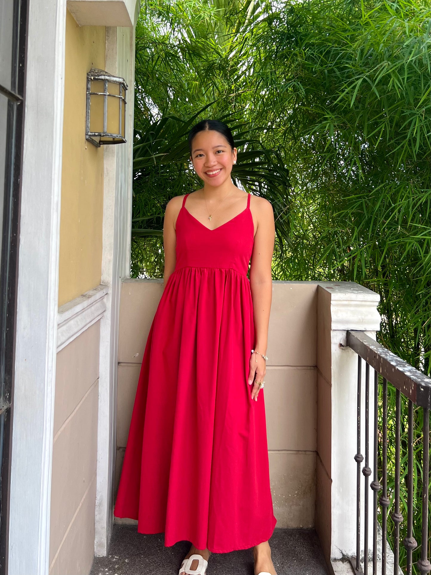 Naples Dress in Red