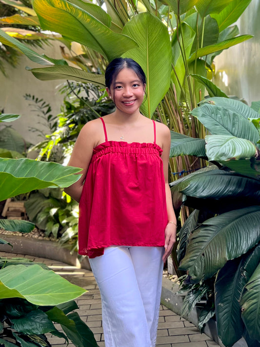 Eve Top in Red