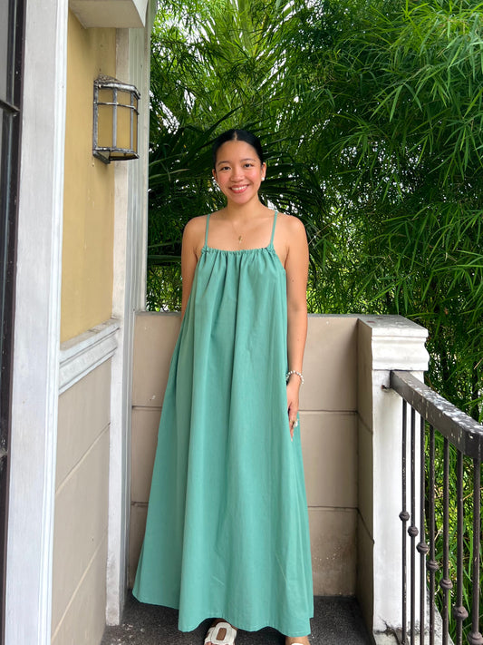 Limoncello Dress in Aquamarine