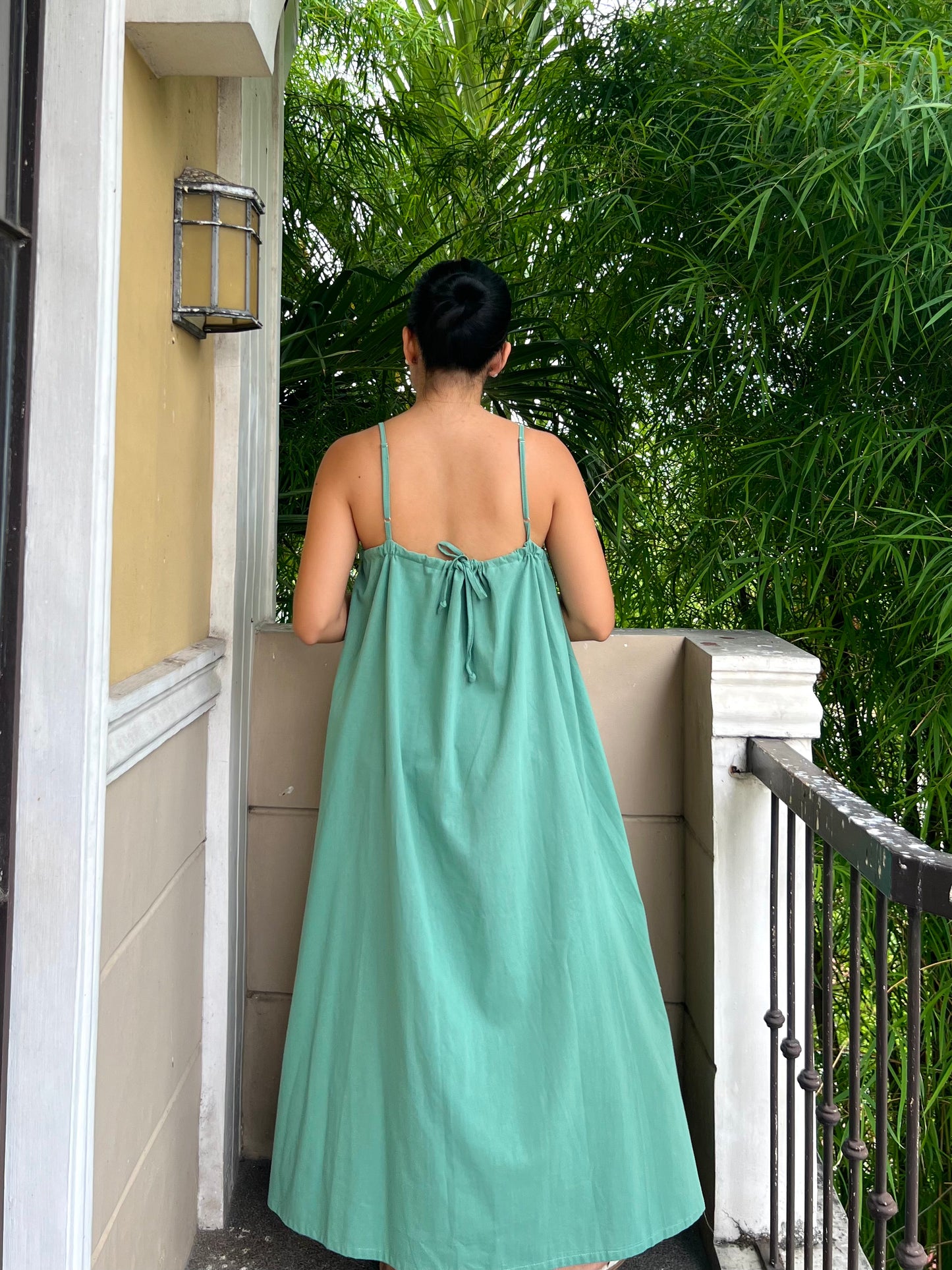 Limoncello Dress in Aquamarine