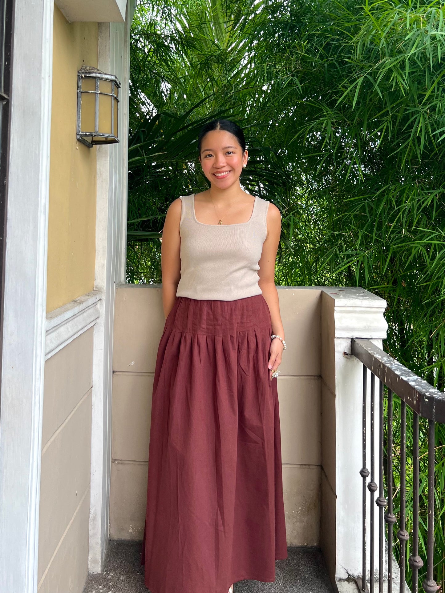 Temecula Skirt in Chestnut