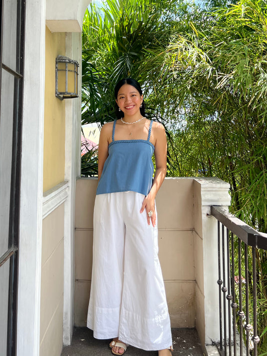 Chianti Top in French Blue