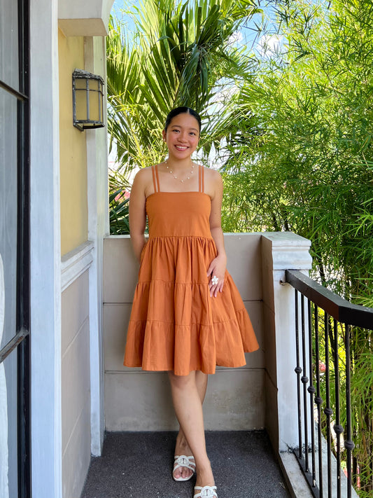 Capri Dress in Melon