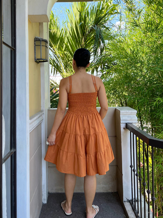 Capri Dress in Melon