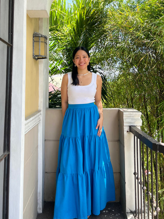 Willow Skirt in Cerulean
