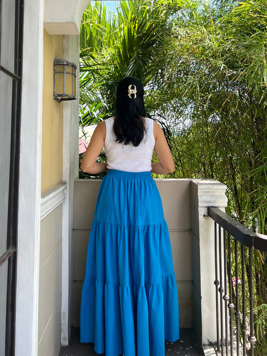 Willow Skirt in Cerulean
