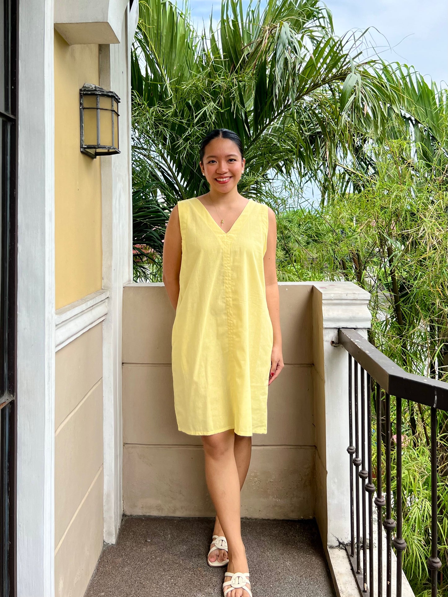Marini Reversible Dress in Yellow