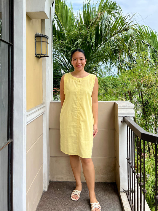 Marini Reversible Dress in Yellow