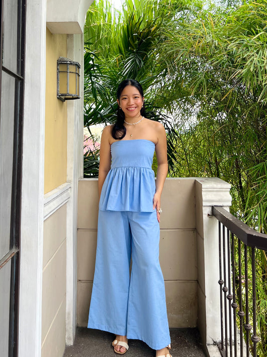 Corinth Set in Cornflower Blue