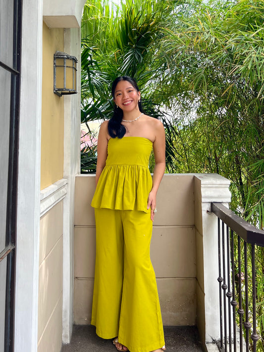 Corinth Set in Olive Yellow