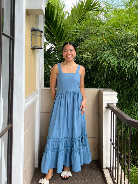 Gratitude Dress in French Blue