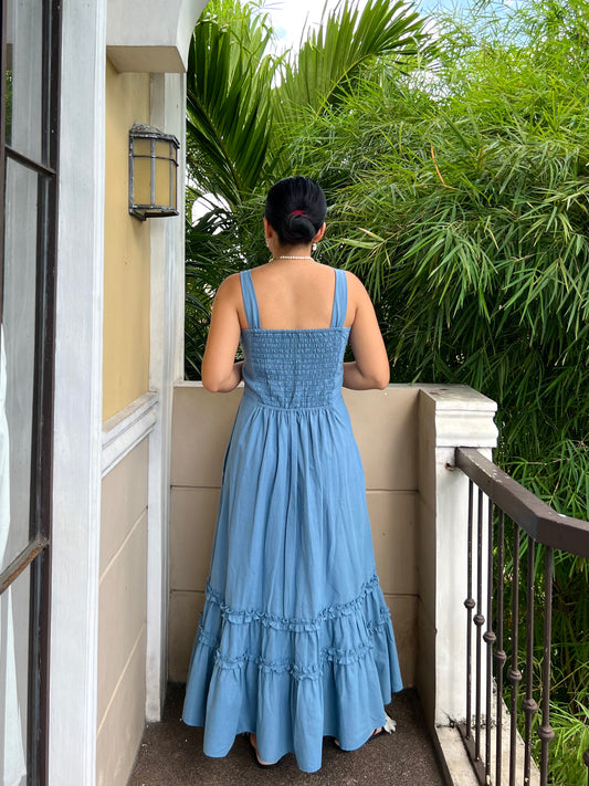 Gratitude Dress in French Blue