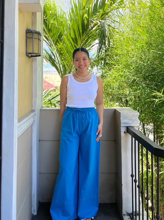 Barcelona Pants in Cerulean