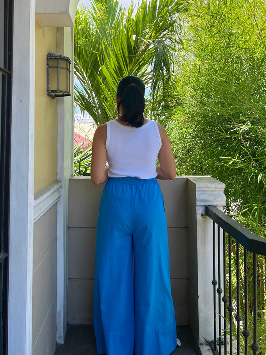 Barcelona Pants in Cerulean