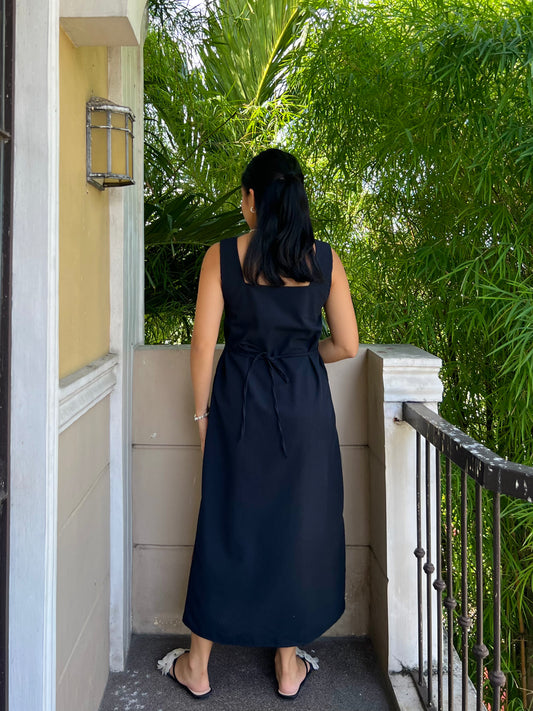 Stade Dress in Black