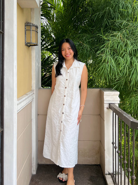 Arizona Dress in Eyelet 013 with Lining