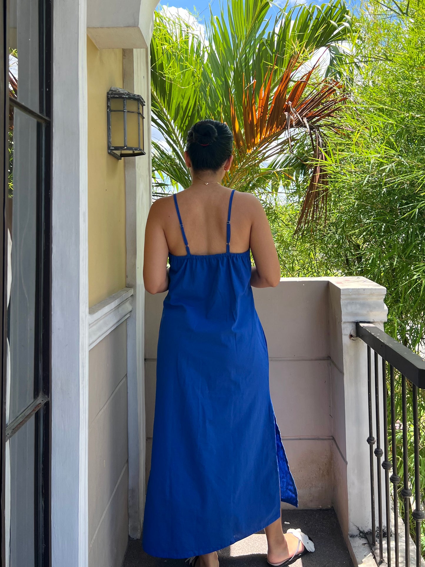 Caprese Dress in Blue