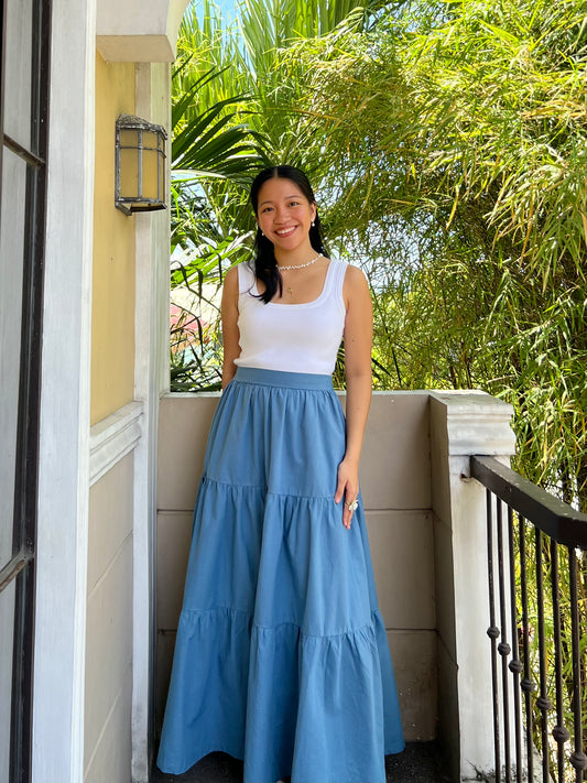 Willow Skirt in French Blue