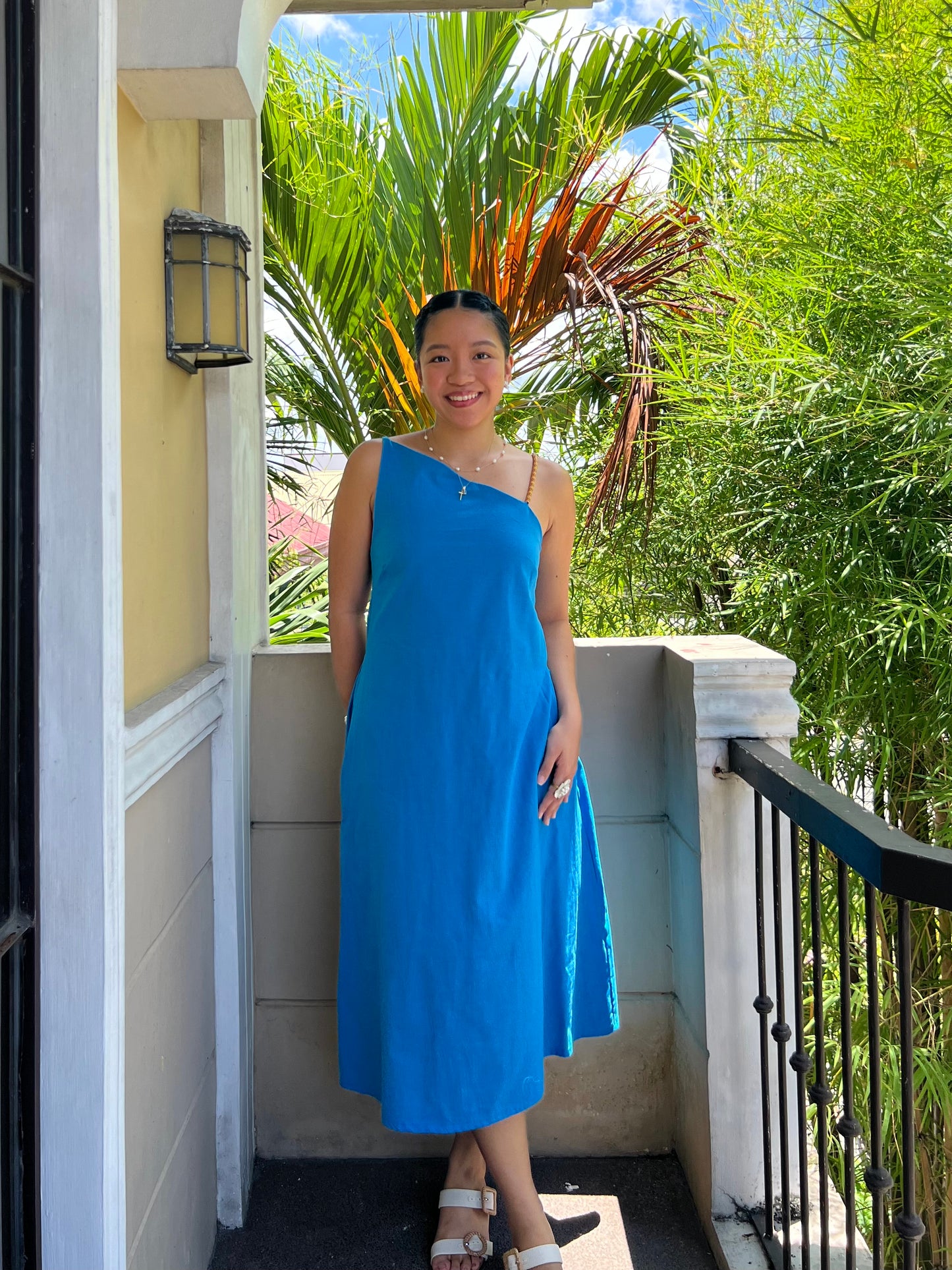 Sedona Dress in Cerulean