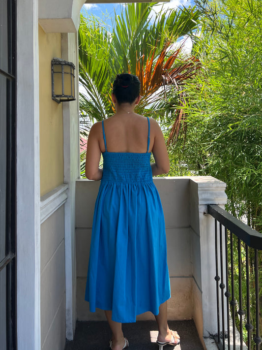 Sedona Dress in Cerulean