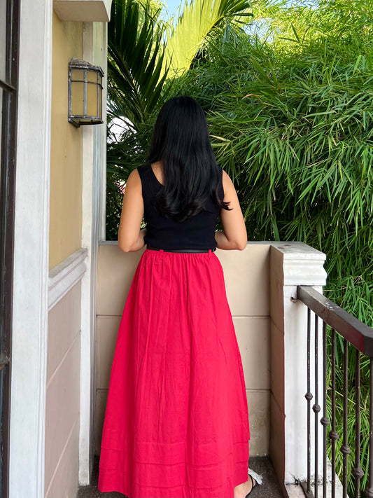 London Skirt in Red