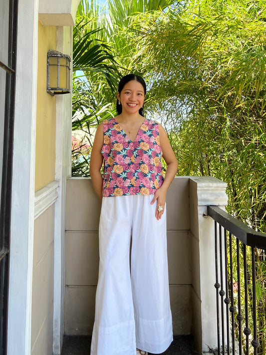 Charity Reversible Top in Premium Design 075