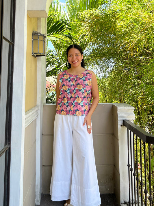 Charity Reversible Top in Premium Design 075