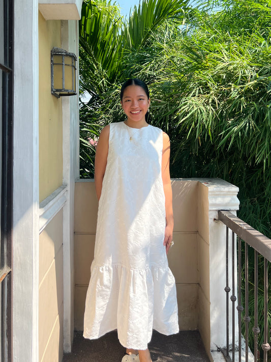 Camden Dress in Eyelet 010 with Lining