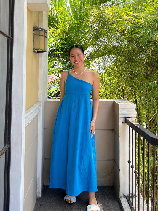 Siena Dress in Cerulean