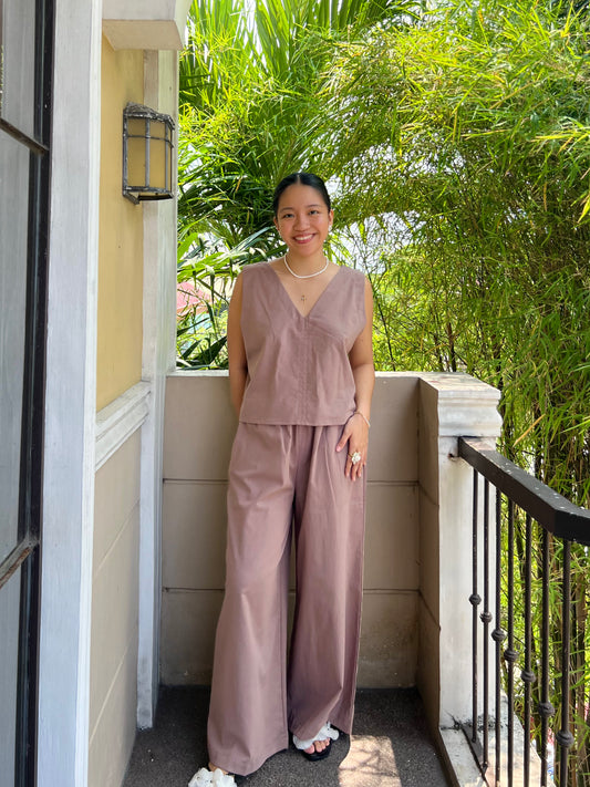 Charity Reversible Set in Oat