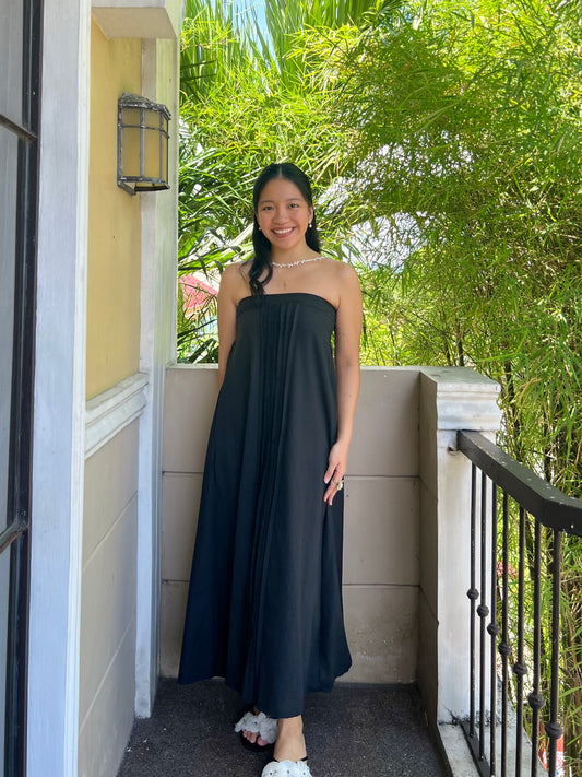 Lime Dress in Black