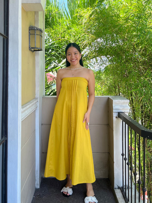 Lime Dress in Mango