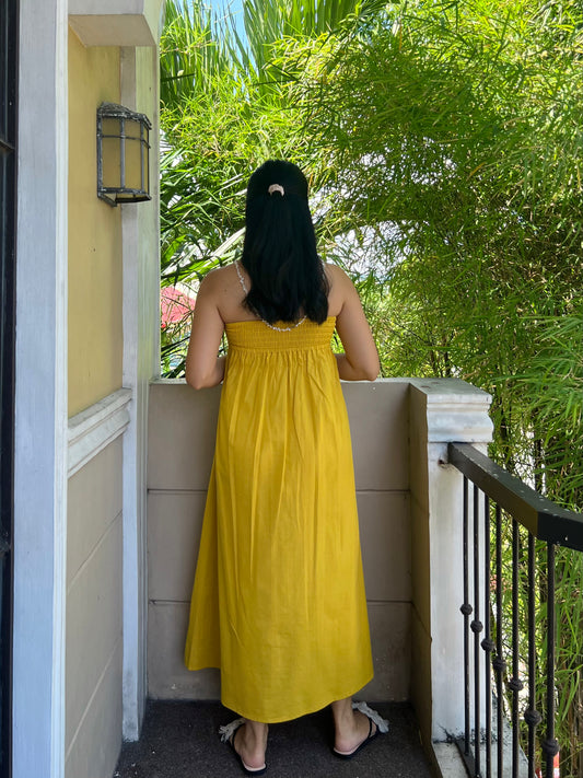 Lime Dress in Mango